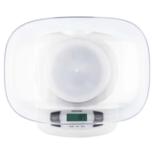 SENCOR Kuhinjska vaga Sencor sa posudom SKS 4001WH/do 5 kg - Slika proizvoda 3