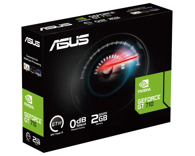 ASUS nVidia GeForce GT 710 2GB 64bit GT710-SL-2GD5-BRK-EVO grafička karta - Slika proizvoda 5