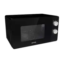 GORENJE Mikrotalasna Gorenje MO 20 E1 B zapremina 20l/mehaničke komande/800W crna - Thumbnail 2