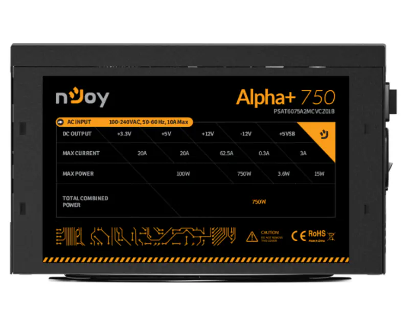 NJOY Alpha+ 750 750W napajanje (PSAT6075A2MCVCZ01B)  - Slika proizvoda 4