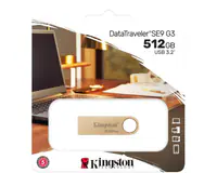 KINGSTON 512GB DataTraveler SE9 G3 USB 3.0 flash DTSE9G3/512GB champagne  - Thumbnail 3