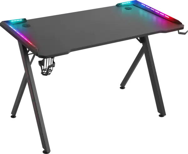 DEFENDER Gaming sto Defender Extreme 75cm x 110cm x 60cm x 15mm/Backlight/Držač za čase/crni - Slika proizvoda 2