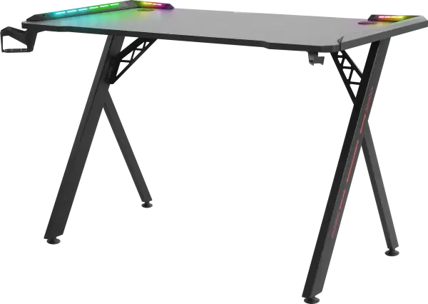 DEFENDER Gaming sto Defender Extreme 75cm x 110cm x 60cm x 15mm/Backlight/Držač za čase/crni - Slika proizvoda 4