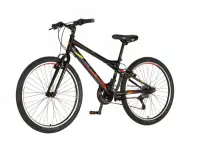 VENSSINI Dečija bicikla Venssini Junior Parma 24/V-brake kontra/18 brzina/crno-crvena perla