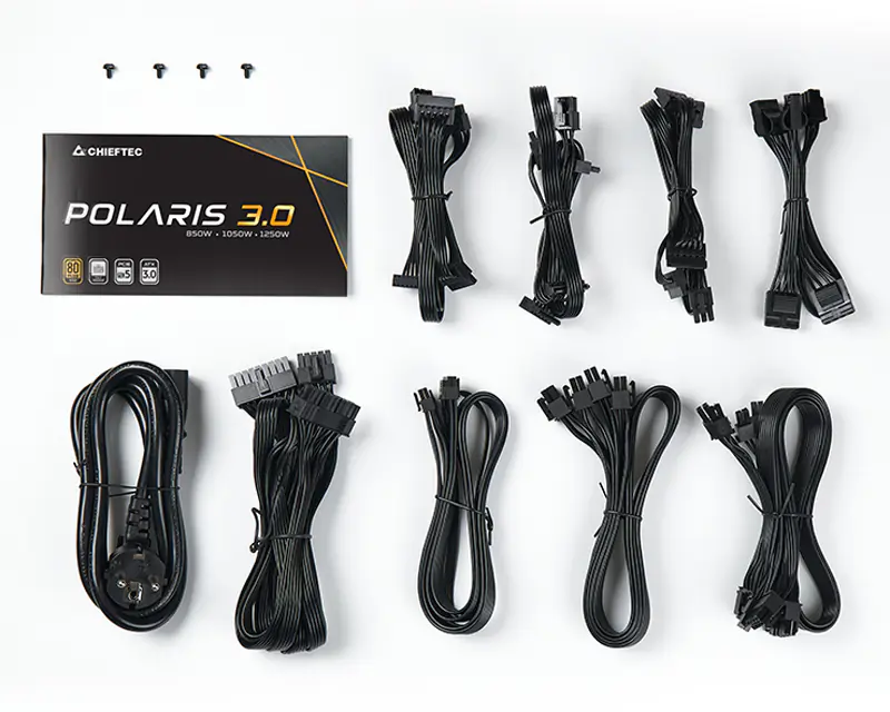 CHIEFTEC PPS-1250FC-A3 1250W POLARIS 3.0 80Plus Gold modularno napajanje 5Y  - Slika proizvoda 8