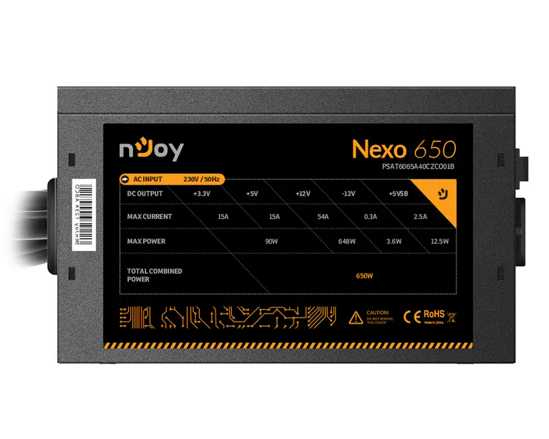 NJOY Nexo 650 650W napajanje (PSAT6065A40CZCO01B) - Slika proizvoda 4