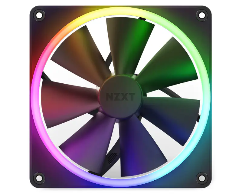 NZXT F140 RGB 140mm ventilator crni (RF-R14SF-B1) - Glavna slika
