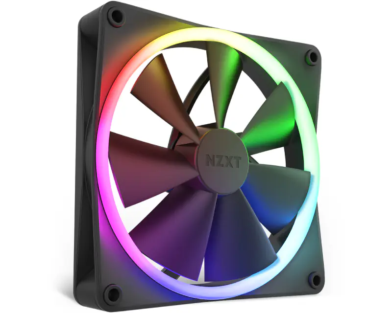 NZXT F140 RGB 140mm ventilator crni (RF-R14SF-B1) - Slika proizvoda 2