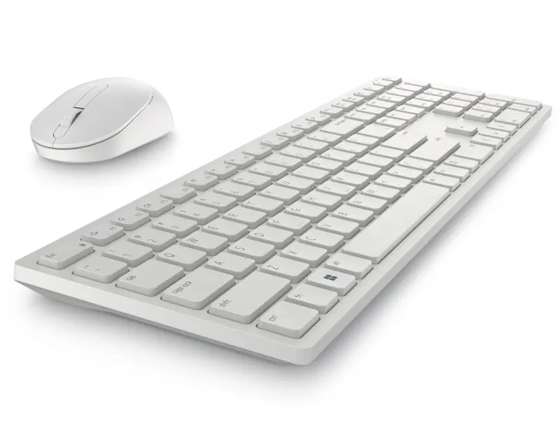 DELL KM5221W Pro Wireless US tastatura + miš bela - Slika proizvoda 3