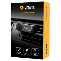 YENKEE Auto držač za mobilne telefone YENKEE YSM 201BK AirVent - Thumbnail 3