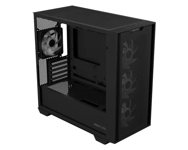 ASUS A21 PLUS TG ARGB micro-ATX kućište crno  - Slika proizvoda 4