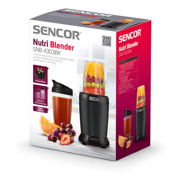 SENCOR SNB 4303BK nutri blender - Slika proizvoda 8