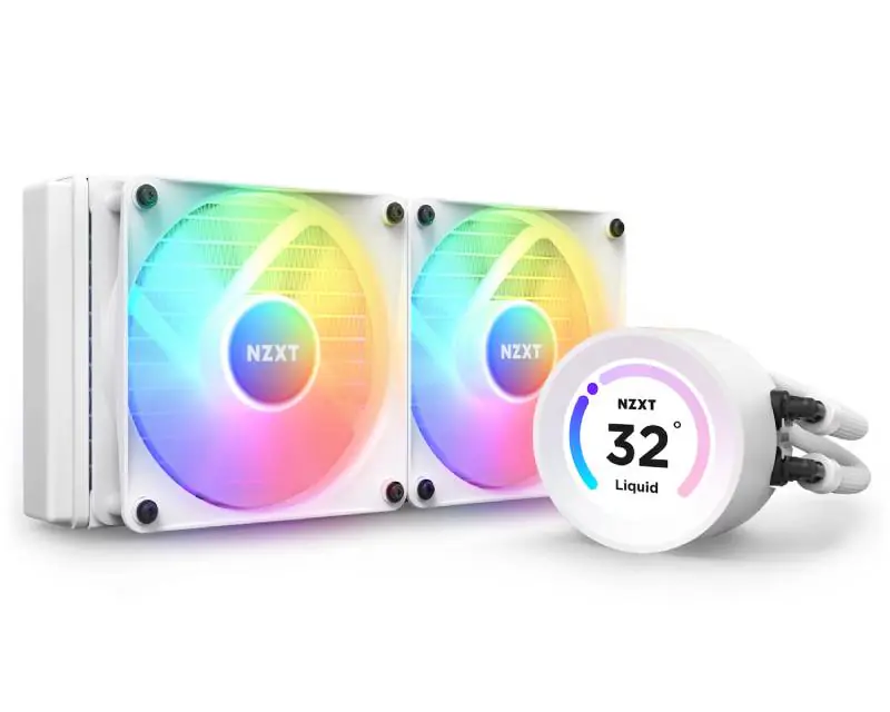 NZXT Kraken Elite 240 RGB vodeno hlađenje belo (RL-KR24E-W1) - Glavna slika