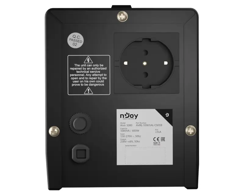 NJOY Alvis AVR 1000VA 600W (AVRL-10001AL-CS01B) - Slika proizvoda 3