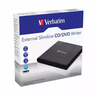 VERBATIM USB DVD+-R/RW Verbatim SlimLine Eksterni Rezac - Thumbnail 2