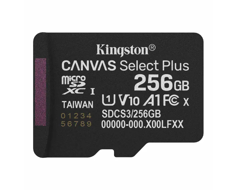 KINGSTON Memorijska kartica U1 V10 SDXC 256GB Canvas Select Plus G3 150R A1 SDCS3/256GBSP  - Slika proizvoda 2
