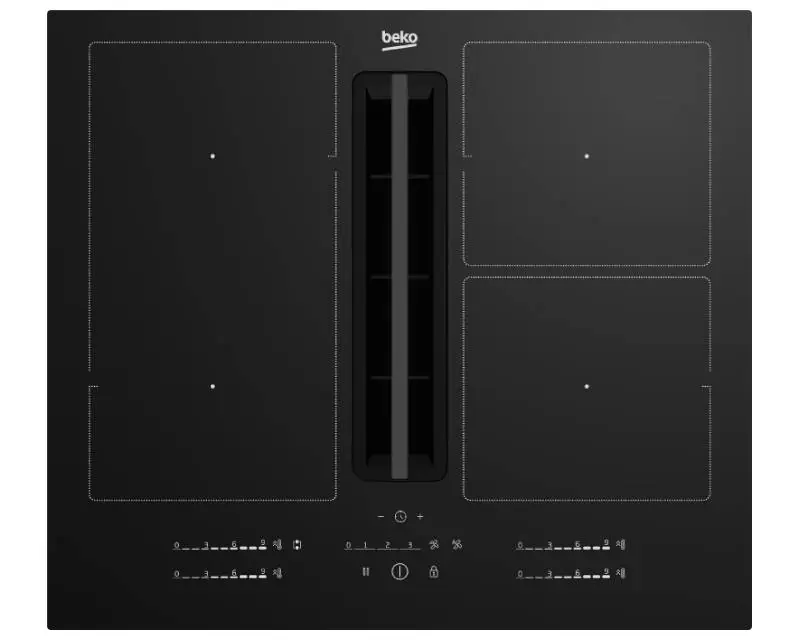 BEKO HIXI 64700 UF indukciona ugradna ploča sa ugrađenim aspiratorom - Glavna slika