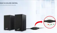 GENIUS SP-HF180 crni zvučnici  - Thumbnail 4