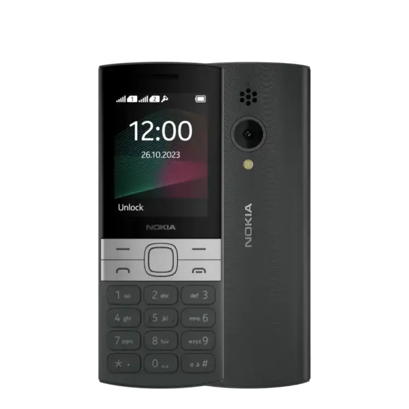 NOKIA Mobilni telefon Nokia 150 Black Dual SIM 2023 - Glavna slika