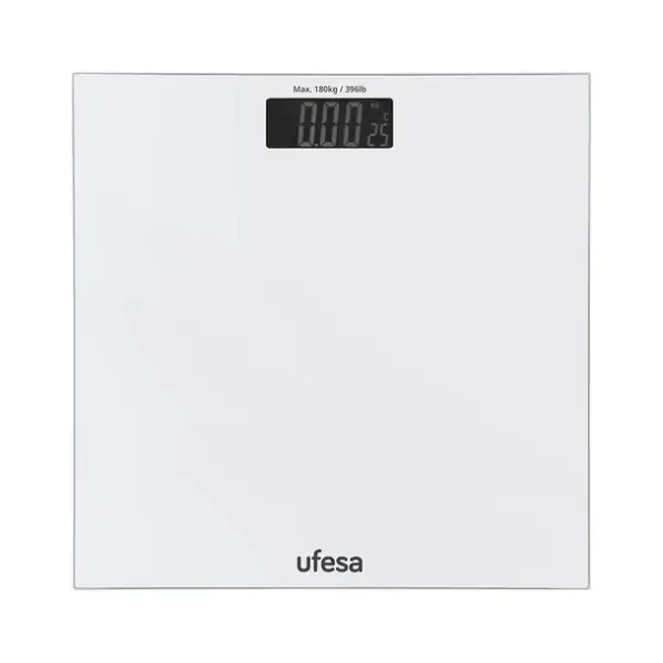 UFESA Telesna vaga Ufesa Basel/180kg/LCD/bela - Glavna slika