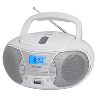 SENCOR Radio CD Player SENCOR SPT 2700 WH S CD/MP3/USB/BT