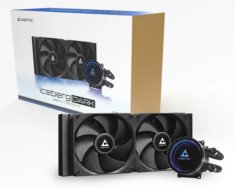 CHIEFTEC Iceberg 240 DARK CLC-240-BLK vodeno hlađenje  - Slika proizvoda 7