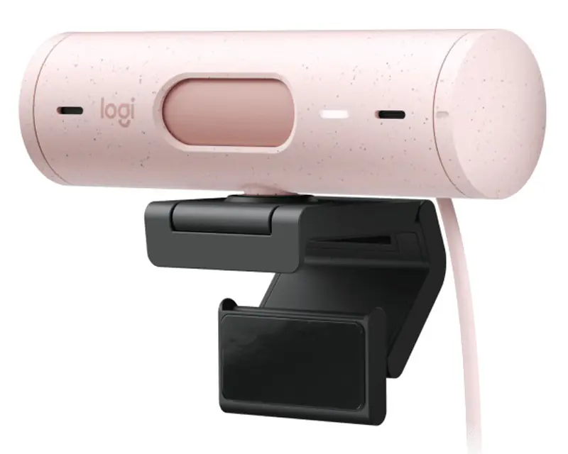 LOGITECH Brio 500 Full HD Webcam roza - Slika proizvoda 2
