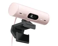 LOGITECH Brio 500 Full HD Webcam roza  - Thumbnail 4