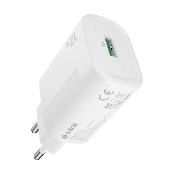 S-LINK Struni adapter S-link SL-EC40 5V/12W 2400MA Beli - Slika proizvoda 3