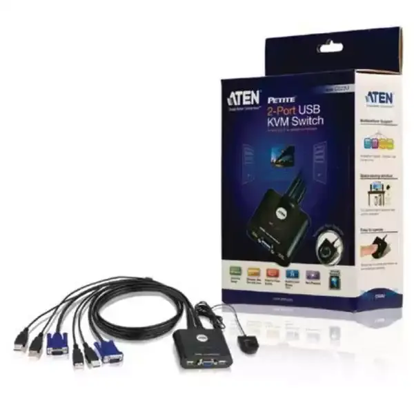 ATEN KVM Switch 2p usb Pocket Aten CS22U - Slika proizvoda 2