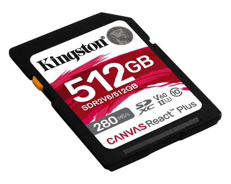 KINGSTON Memorijska kartica SDR2V6/512GB 512GB SDXC UHS-II 280R/150W U3 V60  - Slika proizvoda 2