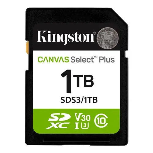 KINGSTON SD Card 1TB Kingston SDS3/1TB class 10 150MBs - Glavna slika