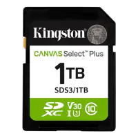 KINGSTON SD Card 1TB Kingston SDS3/1TB class 10 150MBs