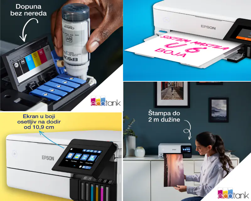 EPSON L8160 EcoTank ITS (6 boja) foto multifunkcijski štampač - Slika proizvoda 8