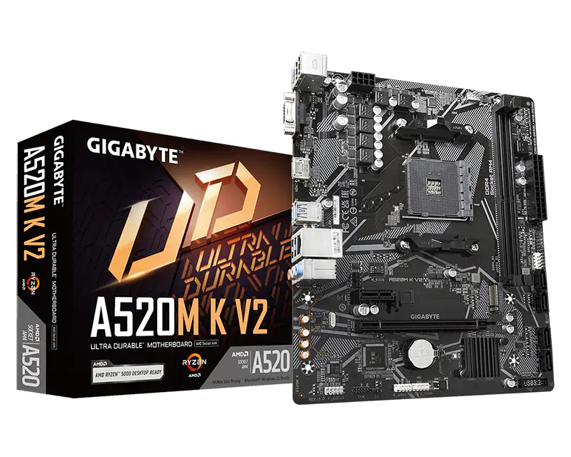GIGABYTE A520M K V2 rev. 1.x matična ploča - Glavna slika