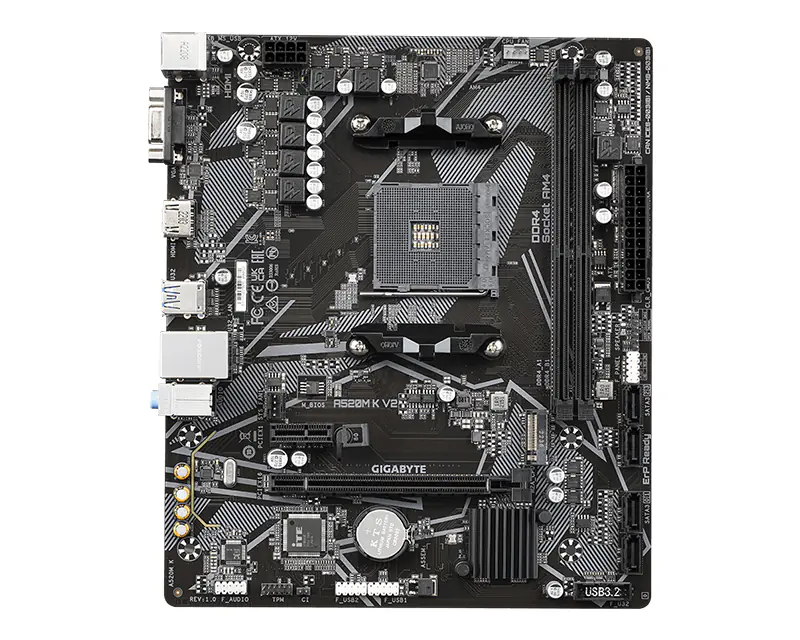GIGABYTE A520M K V2 rev. 1.x matična ploča - Slika proizvoda 2