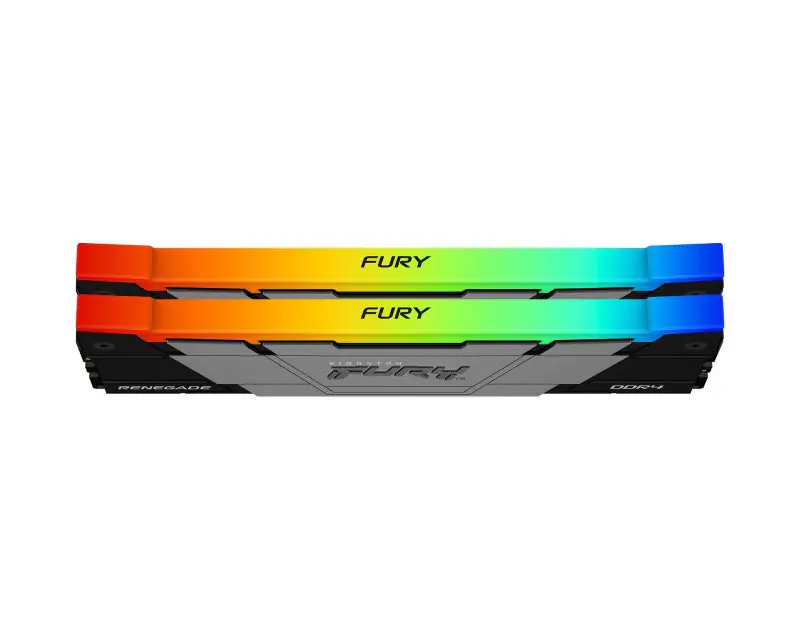 KINGSTON DIMM DDR4 64GB (2x32GB kit) 3200MT/s KF432C16RB2AK2/64 FURY Renegade Black RGB XMP - Slika proizvoda 2