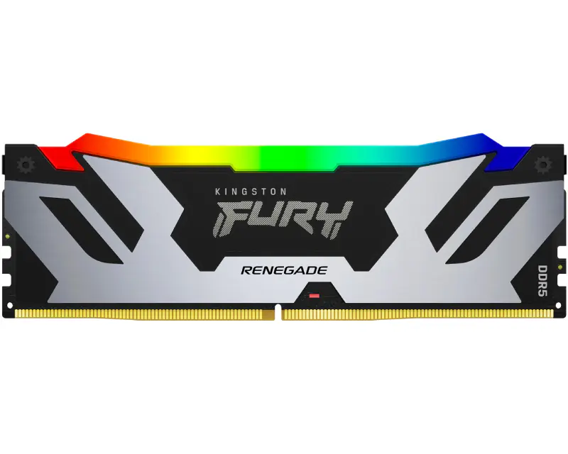 KINGSTON DIMM DDR5 16GB 7600MT/s KF576C38RSA-16 FURY Renegade Silver RGB XMP - Glavna slika