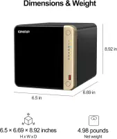 QNAP STORAGE QNAP NAS TS-464-8G 4-Bay