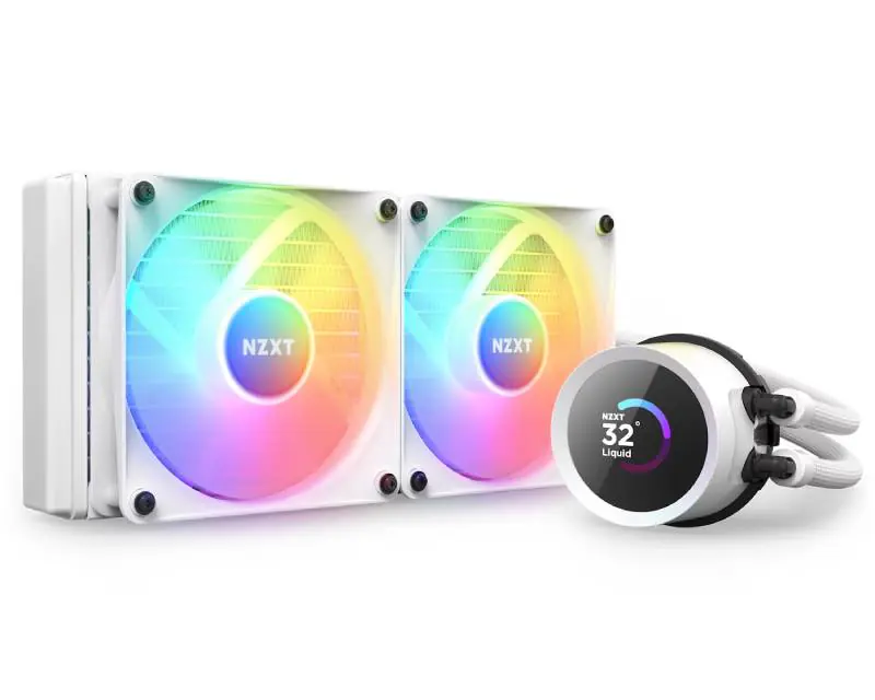 NZXT Kraken 240 RGB vodeno hlađenje belo (RL-KR240-W1) - Glavna slika