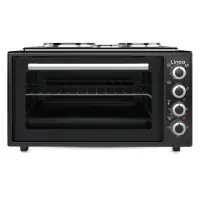 LINEA Mini šporet LINEA LMO45-0611 3100W 3 ringle crna
