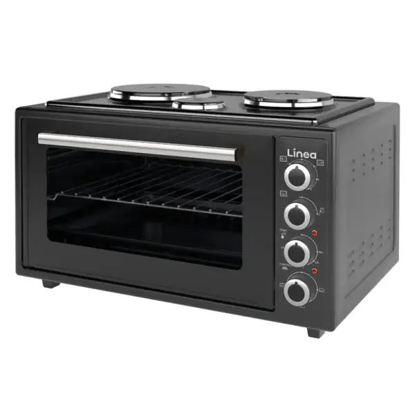LINEA Mini šporet LINEA LMO45-0611 3100W 3 ringle crna - Slika proizvoda 2