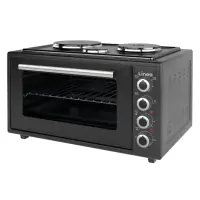 LINEA Mini šporet LINEA LMO45-0611 3100W 3 ringle crna - Thumbnail 2