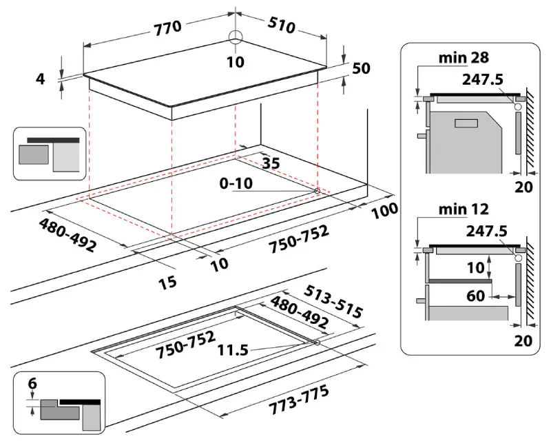 WHIRLPOOL WL S3777 NE indukciona ugradna ploča - Slika proizvoda 9