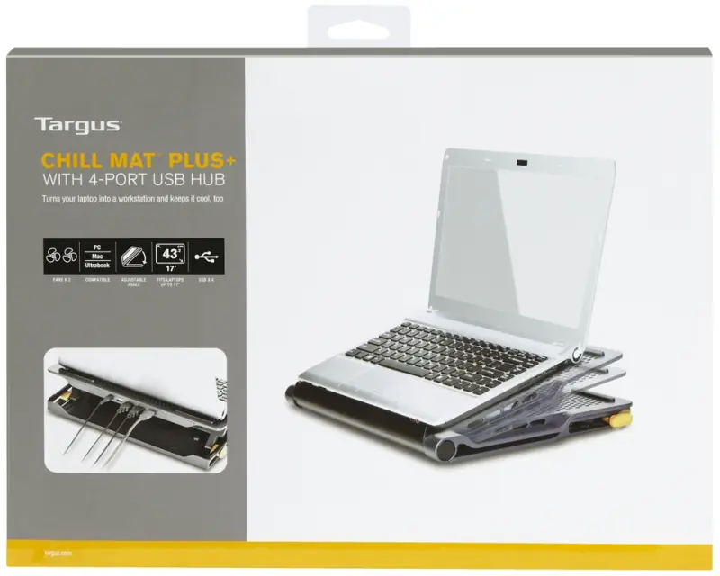 TARGUS Postolje i hladnjak za laptop Chill Mat AWE81EU, crno-sivo - Slika proizvoda 4