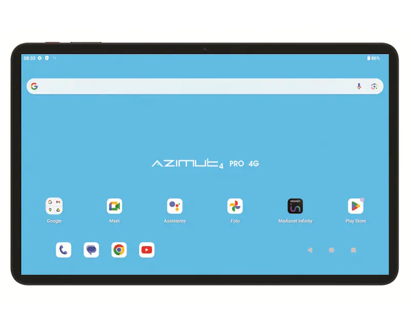 MEDIACOM Smartpad AZIMUT4 PRO 4G Phone SP1AZ48P 11.97 inch T616 Octa Core 2.0GHz 8GB 128GB Android 14.0 - Glavna slika