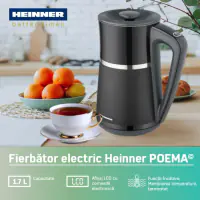 HEINNER Električno kuvalo HEINNER HEK-D22002WBK 1,7l/displej - Thumbnail 2