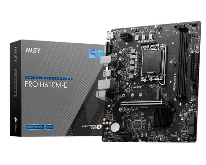 MSI PRO H610M-E matična ploča - Glavna slika