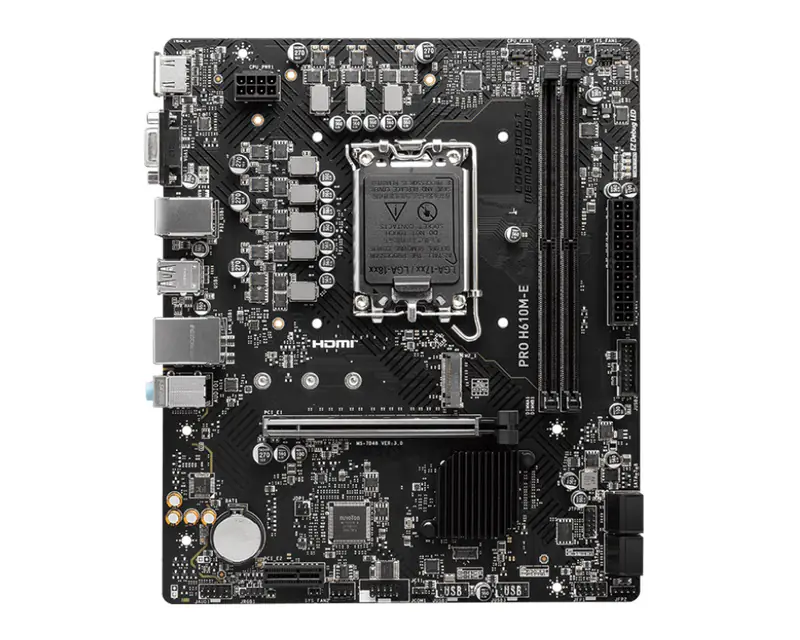MSI PRO H610M-E matična ploča - Slika proizvoda 2