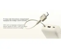 XIAOMI 33W Power Bank 20000mAh (sa integrisanim kablom) plavi GL BHR8975GL  - Thumbnail 5